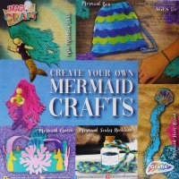 Set de artizanat pentru a crea sirena, accesorii colorate sau bratara de prietenie, Grafix R06-0188